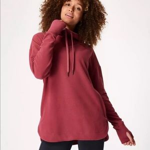 Sweaty Betty London Escape Luxe F Hoodie - renaissance red. Excellent condition.